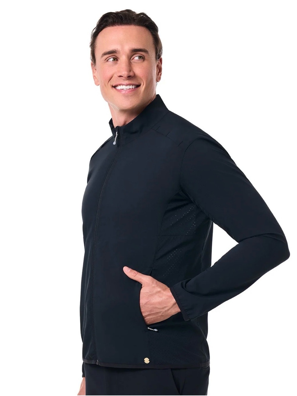 Coolibar Men's Black Full-Zip Jacket - NWT